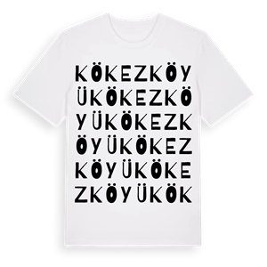 Kökez Köyü ordlek t-shirt – ekologisk bomull t-shirt från Pinshirt