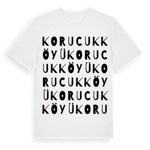 Korucuk Köyü ordlek t-shirt – ekologisk bomull t-shirt från Pinshirt