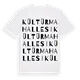 Kültür Mahallesi ordlek t-shirt