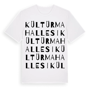 Kültür Mahallesi ordlek t-shirt – ekologisk bomull t-shirt från Pinshirt