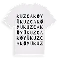 Kuzca Köyü ordlek t-shirt