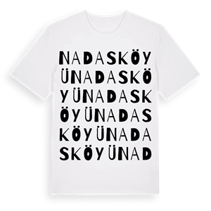 Nadas Köyü ordlek t-shirt – ekologisk bomull t-shirt från Pinshirt
