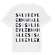 Salıbeyler Mahallesi ordlek t-shirt