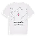Sarıkaya Köyü karta t-shirt