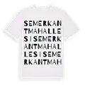 Semerkant Mahallesi ordlek t-shirt
