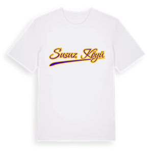 Susuz Köyü baseball t-shirt – ekologisk bomull t-shirt från Pinshirt