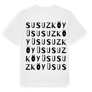 Susuz Köyü ordlek t-shirt – ekologisk bomull t-shirt från Pinshirt