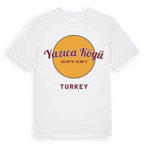 Yazıca Köyü cirkel t-shirt – ekologisk bomull t-shirt från Pinshirt