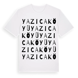 Yazıca Köyü ordlek t-shirt – ekologisk bomull t-shirt från Pinshirt
