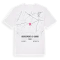 Abergement-le-Grand karta t-shirt