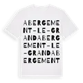 Abergement-le-Grand ordlek t-shirt