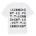 Abergement-le-Petit ordlek t-shirt