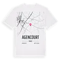 Agencourt karta t-shirt