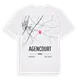 Agencourt karta t-shirt