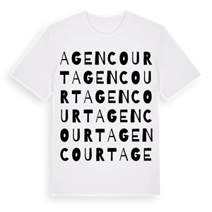 Agencourt ordlek t-shirt – ekologisk bomull t-shirt från Pinshirt