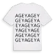 Agey ordlek t-shirt