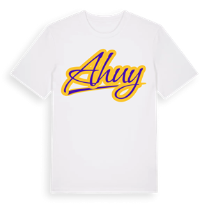 Ahuy baseball t-shirt – ekologisk bomull t-shirt från Pinshirt