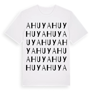 Ahuy ordlek t-shirt – ekologisk bomull t-shirt från Pinshirt