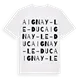 Aignay-le-Duc ordlek t-shirt