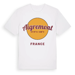 Aigremont cirkel t-shirt – ekologisk bomull t-shirt från Pinshirt