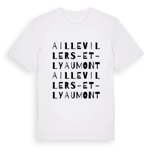 Aillevillers-et-Lyaumont ordlek t-shirt – ekologisk bomull t-shirt från Pinshirt