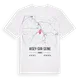 Aisey-sur-Seine karta t-shirt