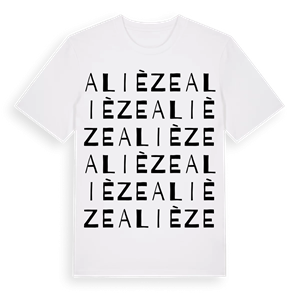 Alièze ordlek t-shirt – ekologisk bomull t-shirt från Pinshirt