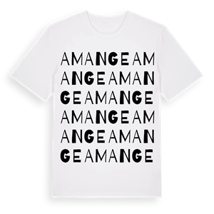 Amange ordlek t-shirt – ekologisk bomull t-shirt från Pinshirt