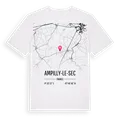 Ampilly-le-Sec karta t-shirt