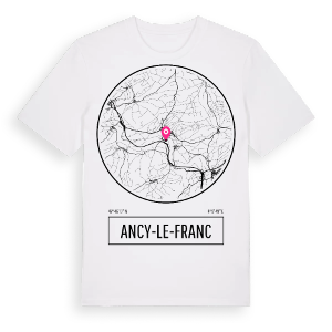 Ancy-le-Franc t-shirt – ekologisk bomull t-shirt från Pinshirt
