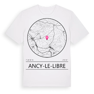 Ancy-le-Libre t-shirt – ekologisk bomull t-shirt från Pinshirt