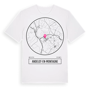 Andelot-en-Montagne t-shirt – ekologisk bomull t-shirt från Pinshirt