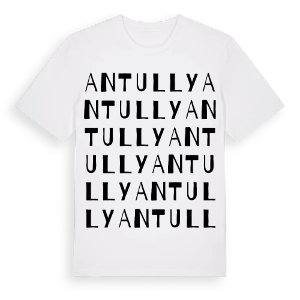 Antully ordlek t-shirt – ekologisk bomull t-shirt från Pinshirt