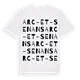 Arc-et-Senans ordlek t-shirt