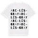 Arc-lès-Gray ordlek t-shirt