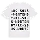 Arc-sous-Montenot ordlek t-shirt