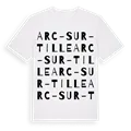 Arc-sur-Tille ordlek t-shirt