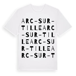 Arc-sur-Tille ordlek t-shirt – ekologisk bomull t-shirt från Pinshirt