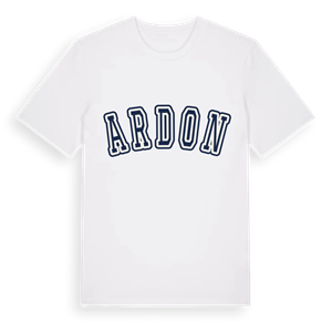 Ardon college t-shirt – ekologisk bomull t-shirt från Pinshirt