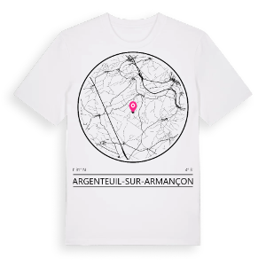 Argenteuil-sur-Armançon t-shirt – ekologisk bomull t-shirt från Pinshirt