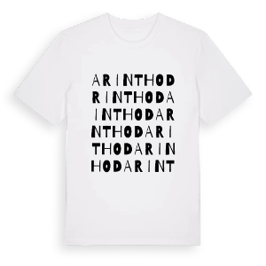 Arinthod ordlek t-shirt – ekologisk bomull t-shirt från Pinshirt
