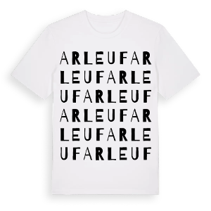 Arleuf ordlek t-shirt – ekologisk bomull t-shirt från Pinshirt