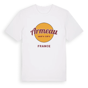 Armeau cirkel t-shirt – ekologisk bomull t-shirt från Pinshirt