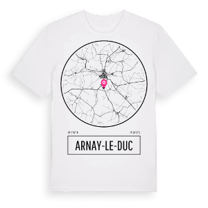 Arnay-le-Duc t-shirt – ekologisk bomull t-shirt från Pinshirt