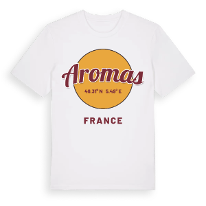 Aromas cirkel t-shirt – ekologisk bomull t-shirt från Pinshirt