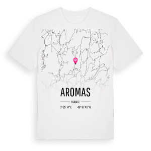Aromas karta t-shirt – ekologisk bomull t-shirt från Pinshirt