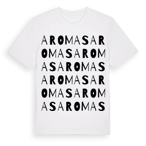Aromas ordlek t-shirt – ekologisk bomull t-shirt från Pinshirt
