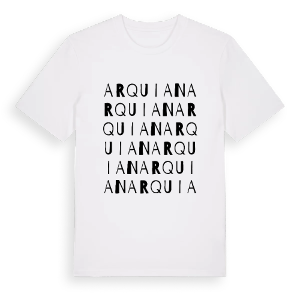Arquian ordlek t-shirt – ekologisk bomull t-shirt från Pinshirt