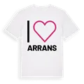 Jag älskar Arrans t-shirt stort tryck
