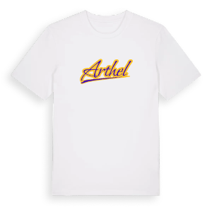 Arthel baseball t-shirt – ekologisk bomull t-shirt från Pinshirt